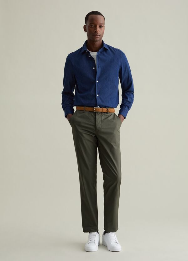 Ovs Camicia regular fit in denim