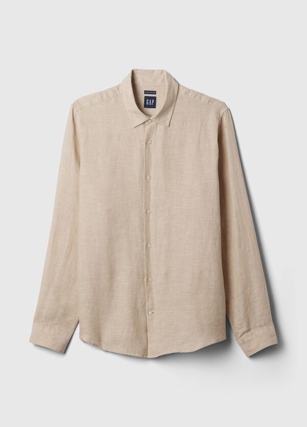 Ovs Camicia Regular Fit In Lino