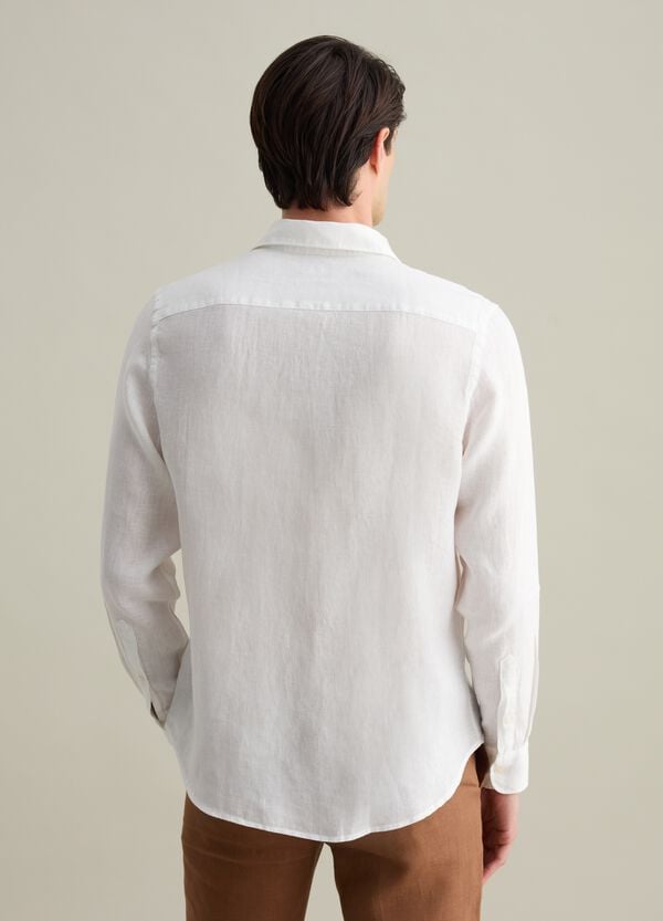 Ovs Camicia Regular Fit In Lino