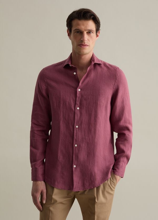 Ovs Camicia Regular Fit In Lino