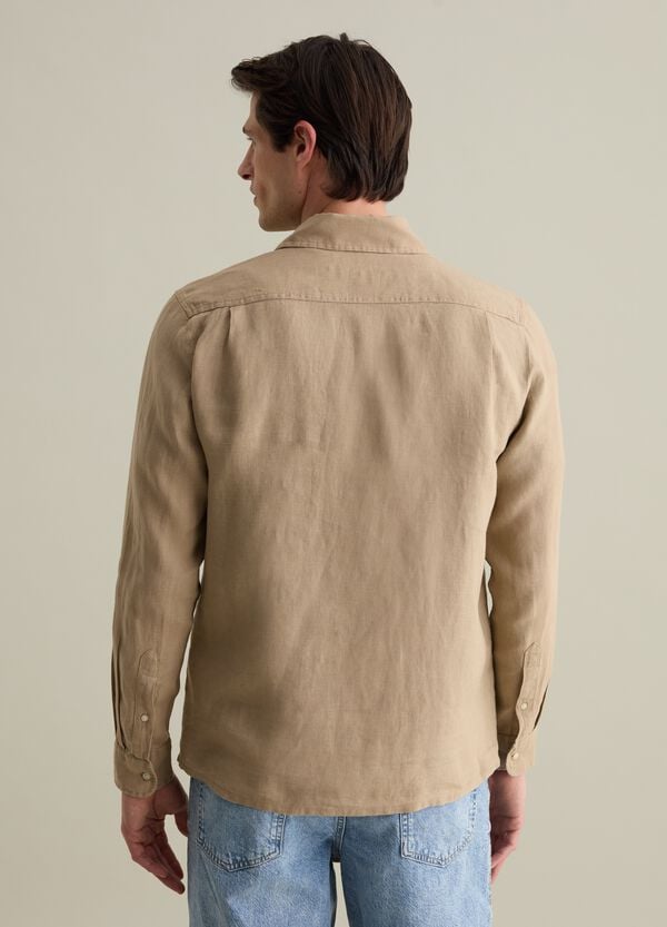 Ovs Camicia Regular Fit In Lino