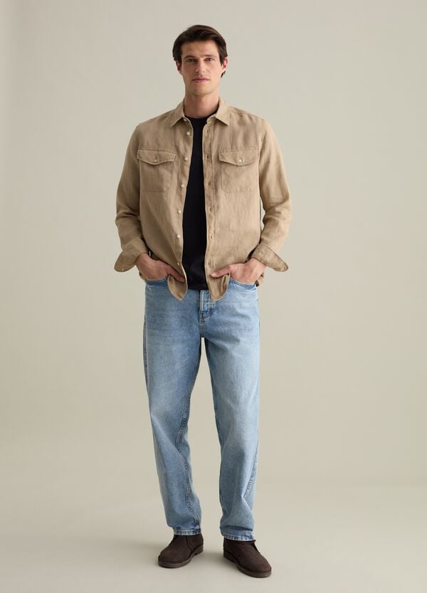 Ovs Camicia regular fit in lino
