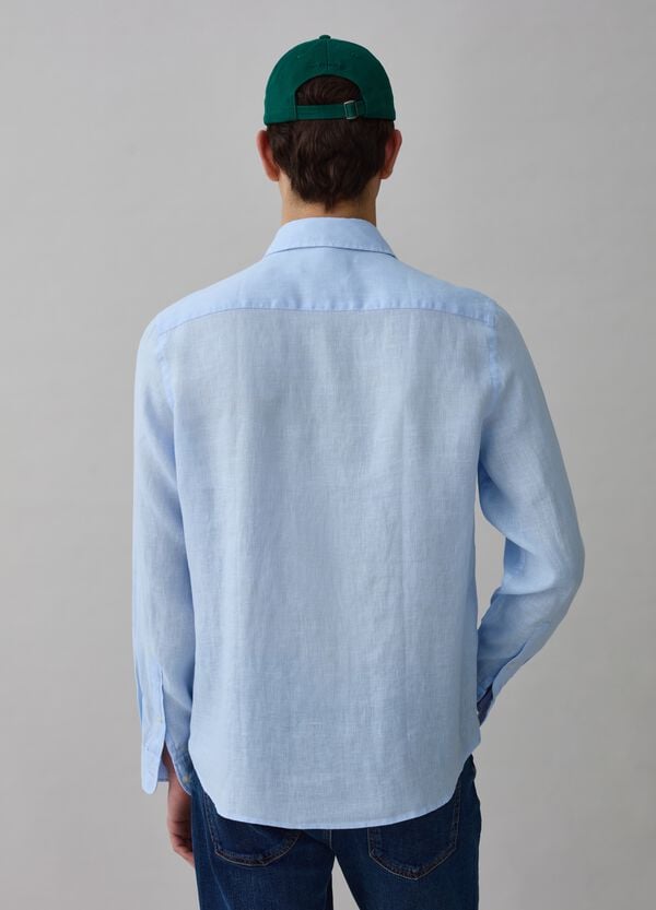 Ovs Camicia Regular Fit In Lino
