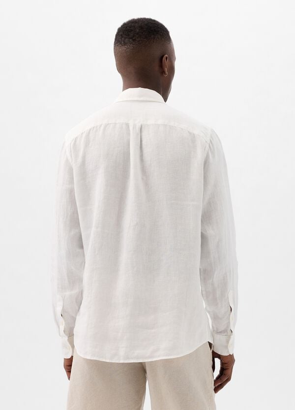 Ovs Camicia Regular Fit In Lino