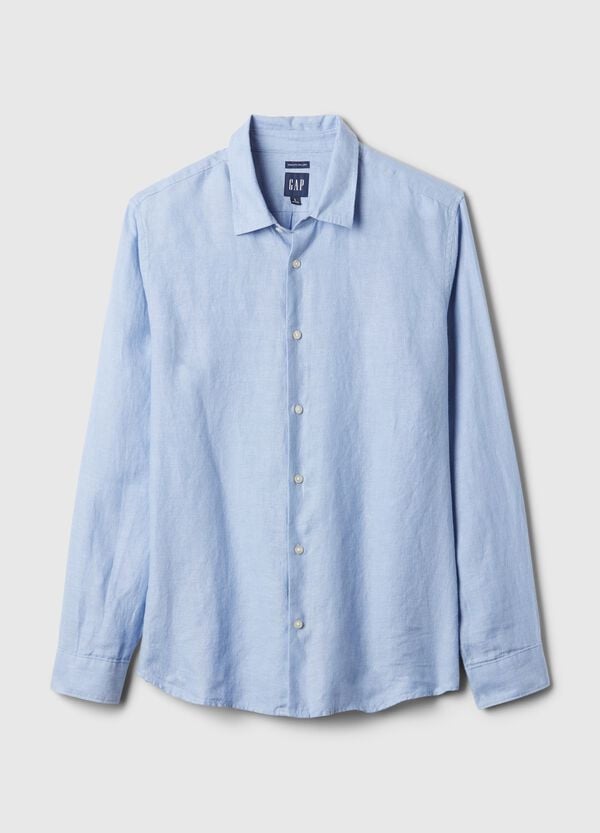 Ovs Camicia Regular Fit In Lino