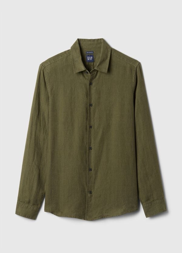 Ovs Camicia Regular Fit In Lino