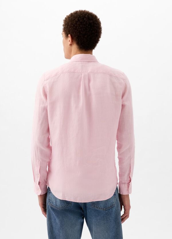 Ovs Camicia Regular Fit In Lino