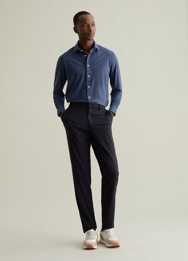 Ovs Camicia Regular Fit In Tessuto Tecnico