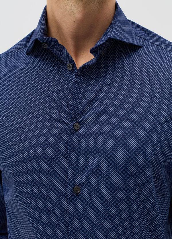 Ovs Camicia Regular Fit Micro Fantasia