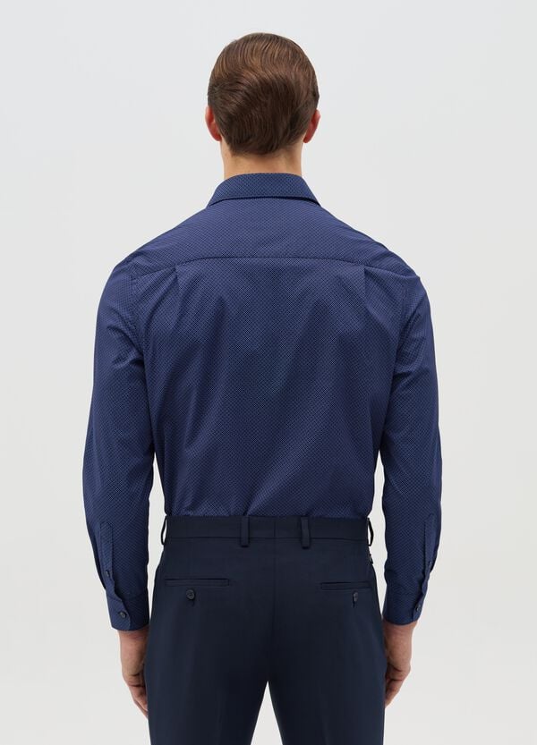 Ovs Camicia Regular Fit Micro Fantasia