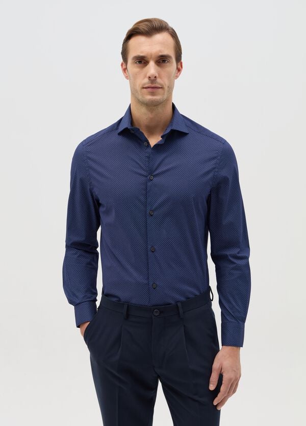 Ovs Camicia regular fit micro fantasia