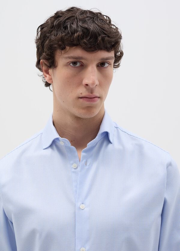 Ovs Camicia Regular Fit No Iron Micro Fantasia