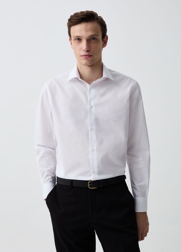 Ovs Camicia Regular Fit Tinta Unita