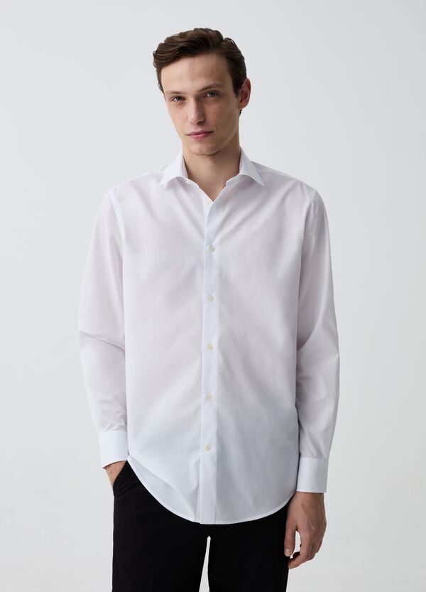 Ovs Camicia regular fit tinta unita