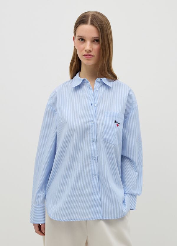 Ovs Camicia Relaxed Fit Con Tasca A Ricamo