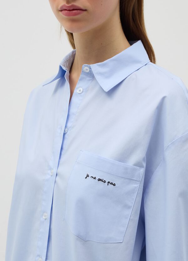 Ovs Camicia Relaxed Fit Con Tasca A Ricamo