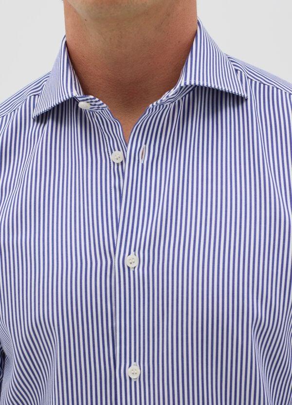 Ovs Camicia Slim Fit A Righe Easy Iron