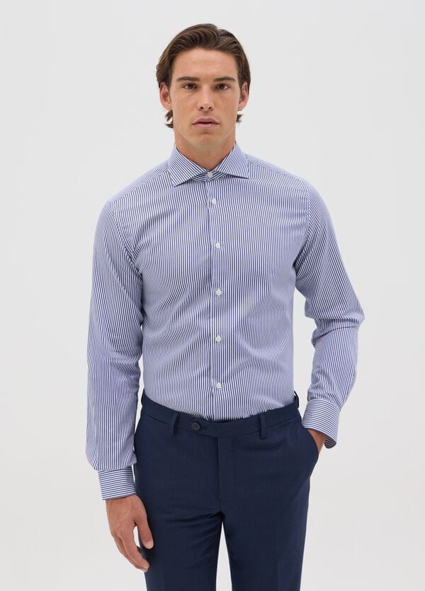 Ovs Camicia slim fit a righe easy iron