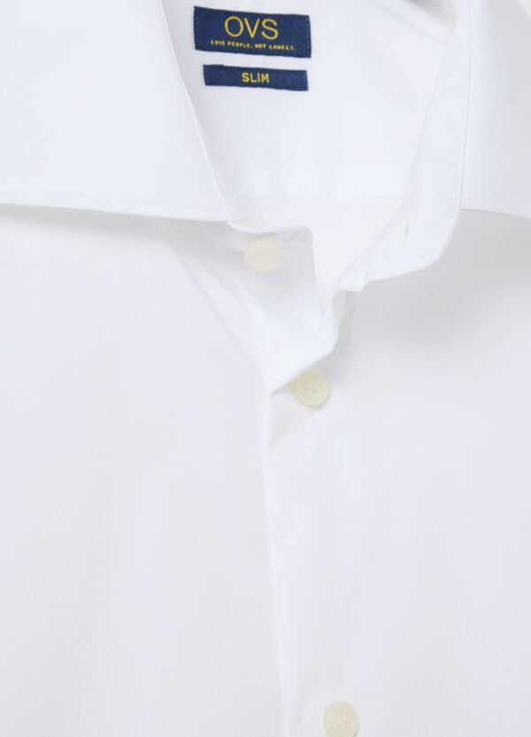 Ovs Camicia Slim Fit Bianca