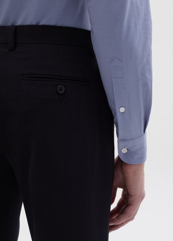 Ovs Camicia Slim Fit Easy Dry Easy Iron