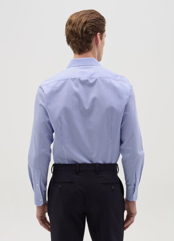 Ovs Camicia Slim Fit Easy Iron A Righe Sottili