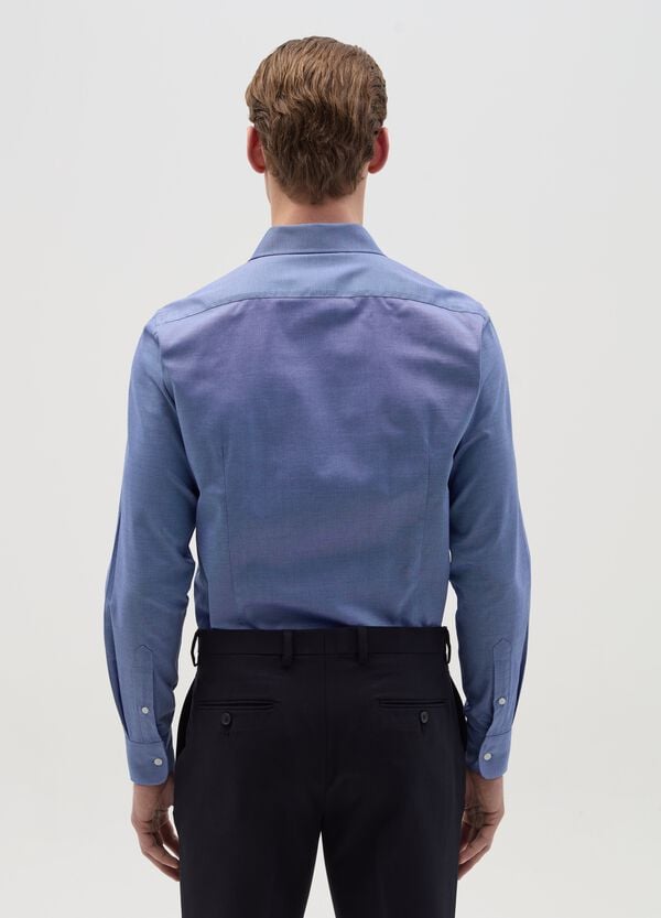 Ovs Camicia Slim Fit Easy Iron In Cotone Oxford