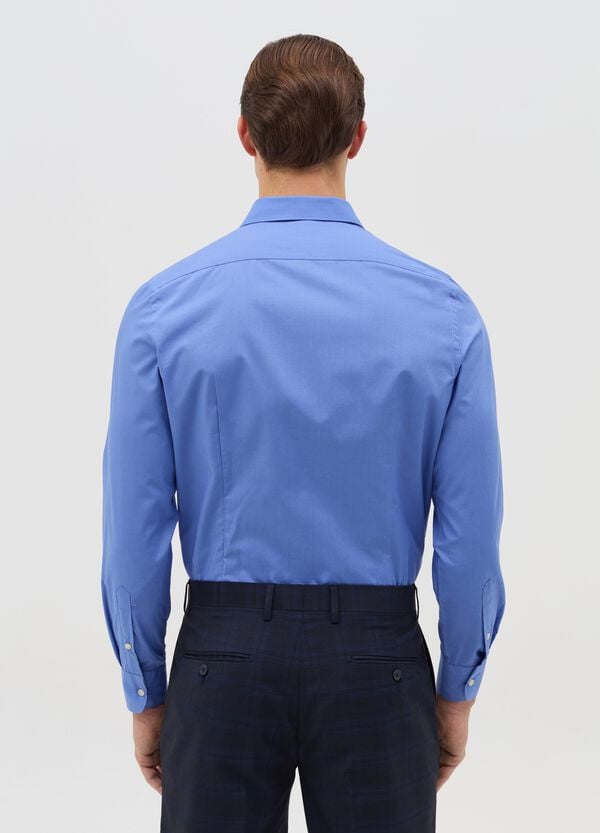 Ovs Camicia Slim Fit Easy Iron Tinta Unita