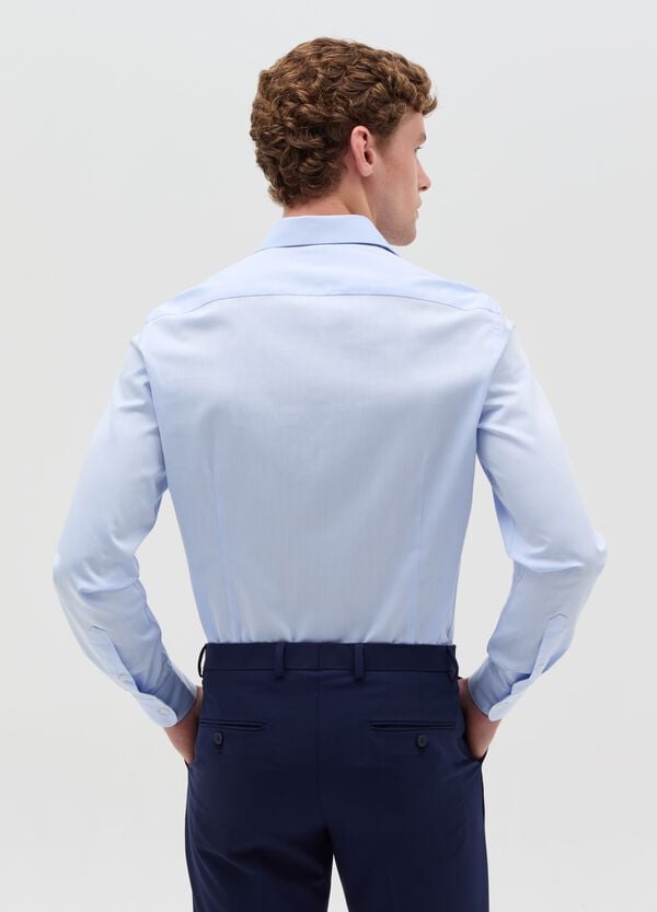Ovs Camicia Slim Fit In Cotone
