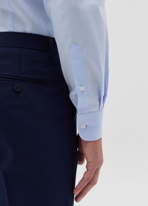 Ovs Camicia Slim Fit In Cotone