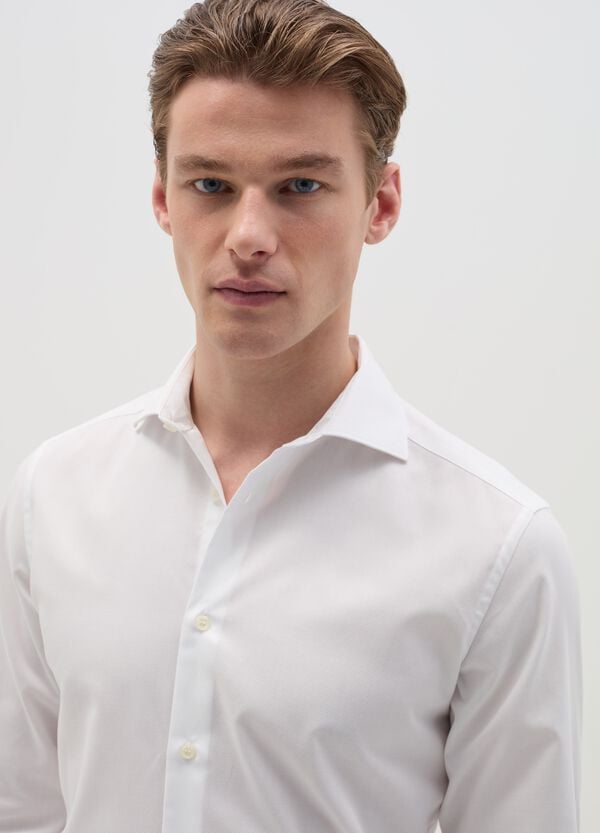 Ovs Camicia Slim Fit In Cotone Easy Iron