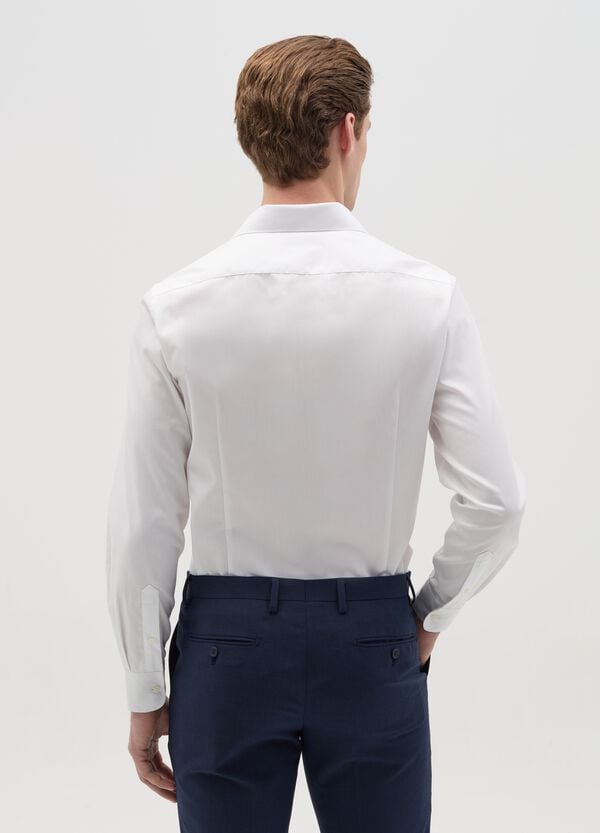 Ovs Camicia Slim Fit In Cotone Easy Iron