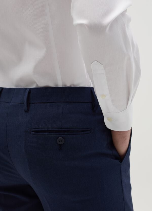 Ovs Camicia Slim Fit In Cotone Easy Iron