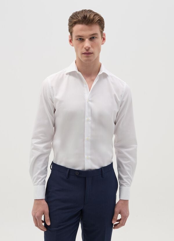 Ovs Camicia slim fit in cotone easy iron