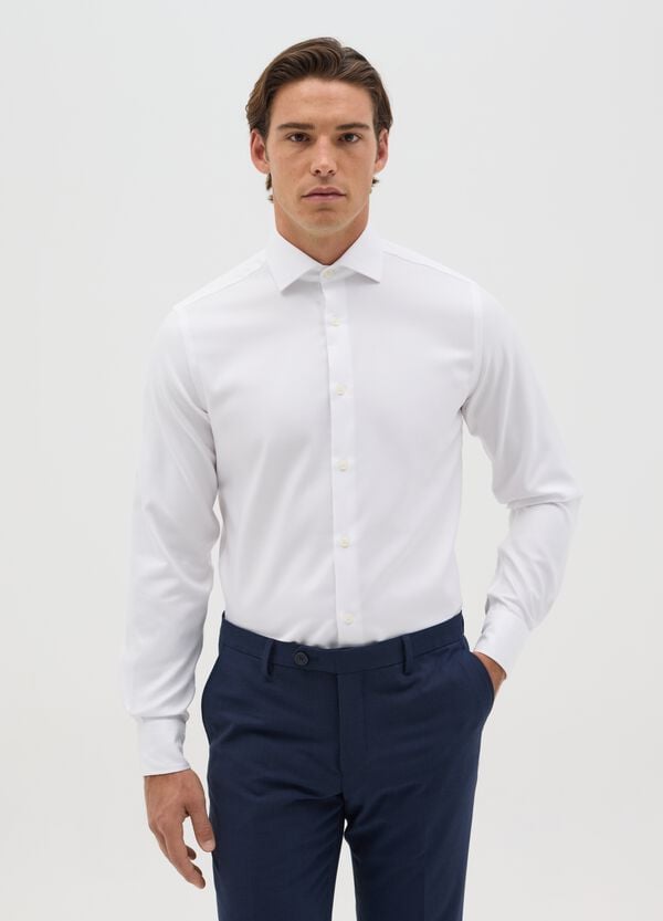 Ovs Camicia slim fit in cotone no iron