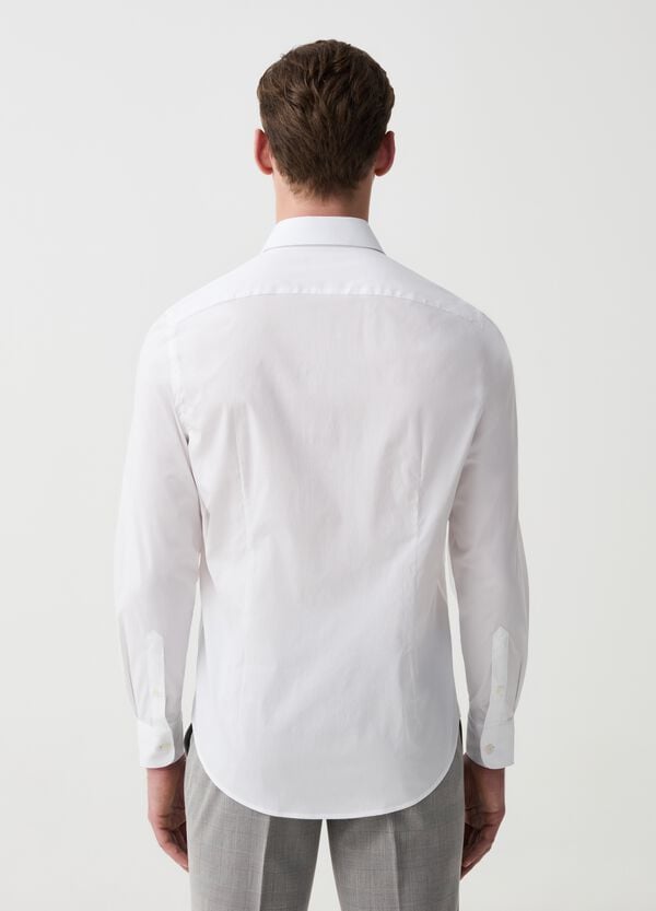 Ovs Camicia Slim Fit In Cotone Stretch