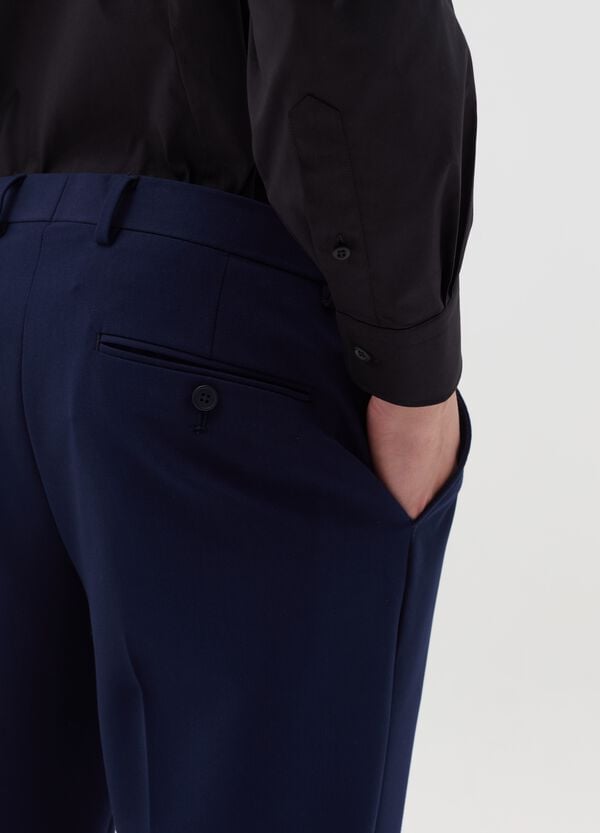 Ovs Camicia Slim Fit In Cotone Stretch