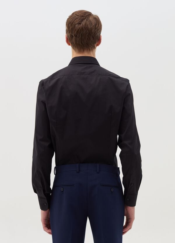 Ovs Camicia Slim Fit In Cotone Stretch