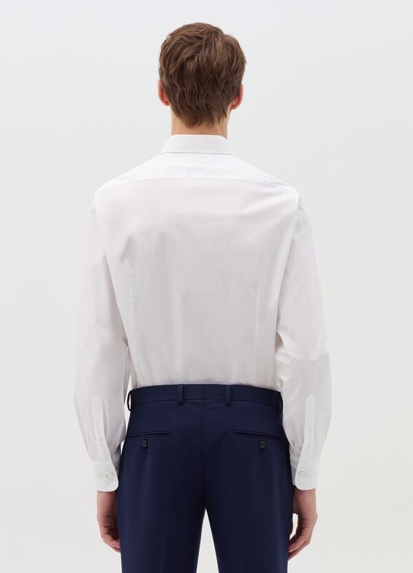 Ovs Camicia Slim Fit In Cotone Stretch