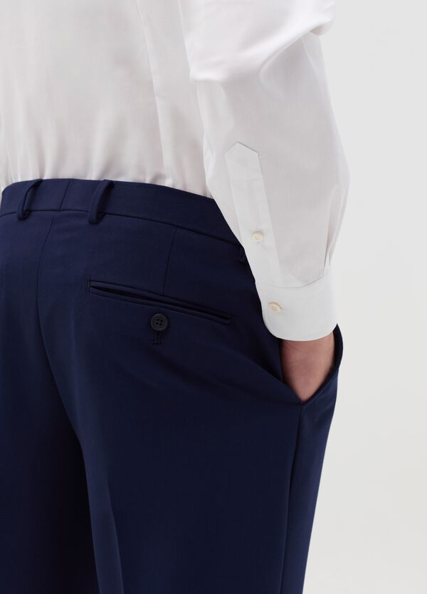 Ovs Camicia Slim Fit In Cotone Stretch