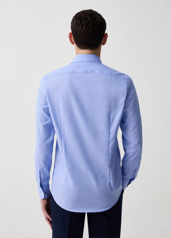Ovs Camicia Slim Fit In Oxford No Stiro
