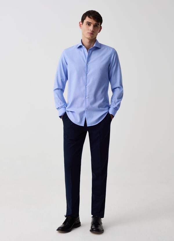 Ovs Camicia slim fit in oxford no stiro