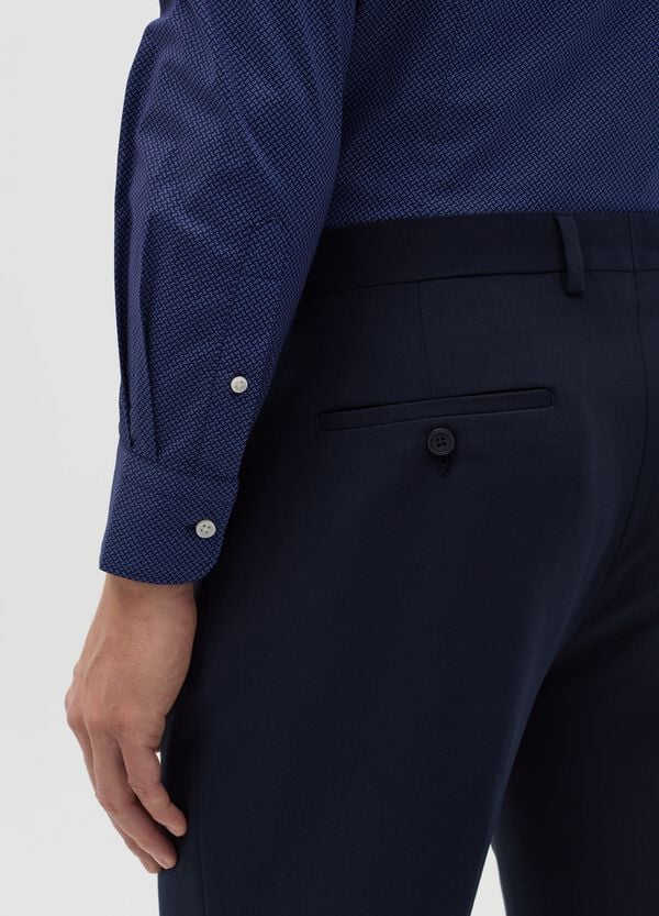 Ovs Camicia Slim Fit Micro Fantasia