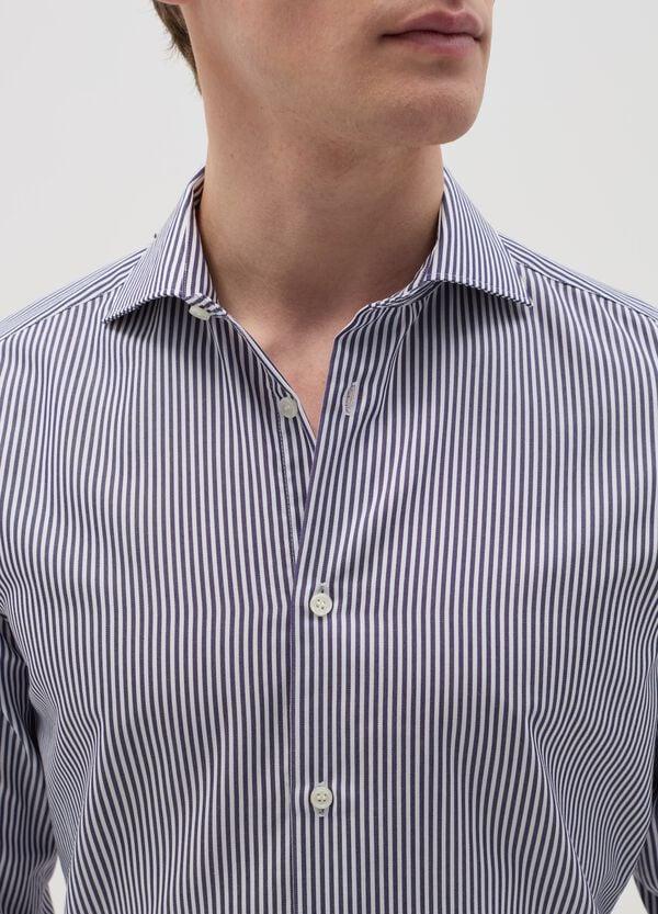 Ovs Camicia Slim Fit No Stiro A Righe