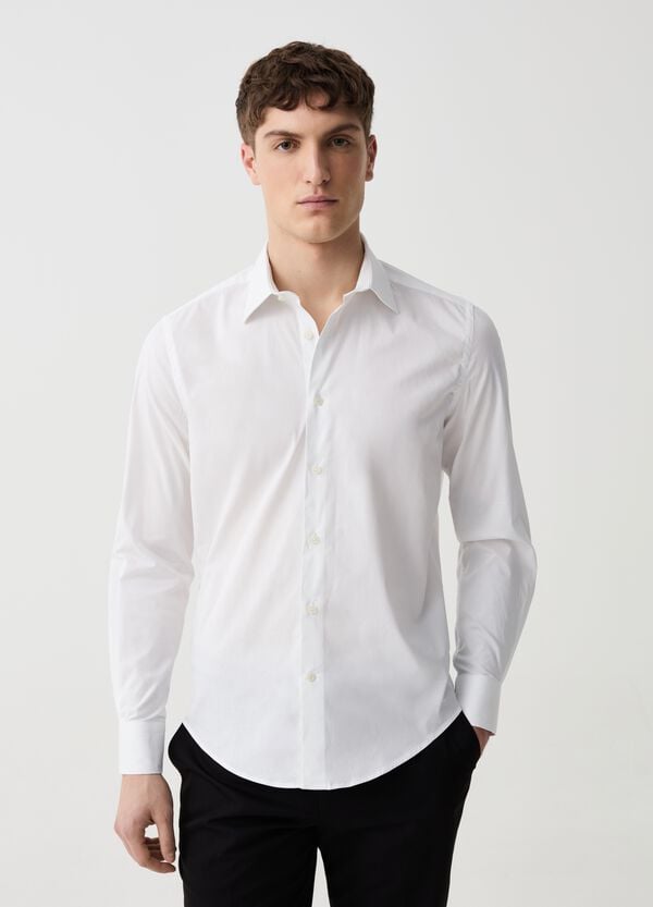 Ovs Camicia Slim Fit Stretch
