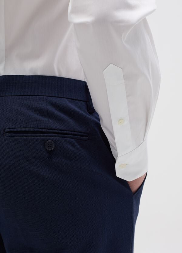 Ovs Camicia Slim Fit Tinta Unita
