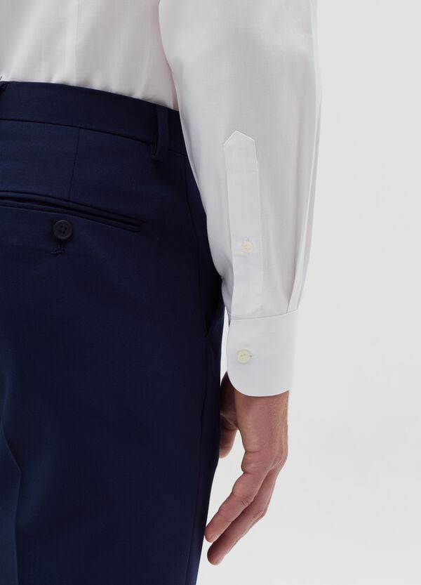 Ovs Camicia Slim In Cotone Button-down
