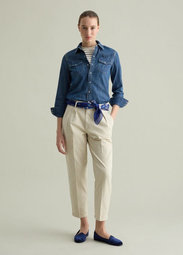 Ovs Camicia western in denim