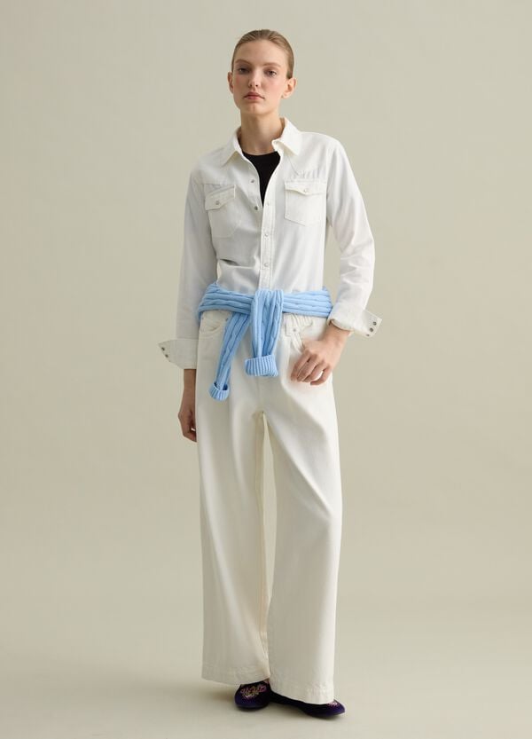 Ovs Camicia western in denim