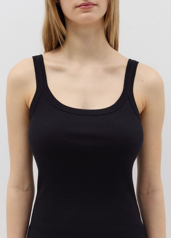 Ovs Canotta Intima A Costine Scollo Rotondo