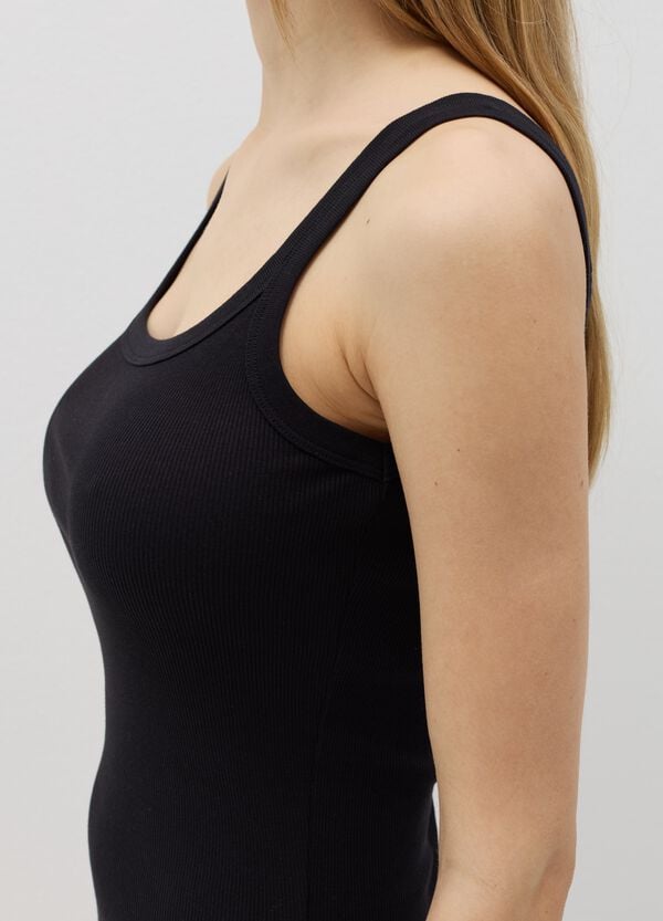 Ovs Canotta Intima A Costine Scollo Rotondo